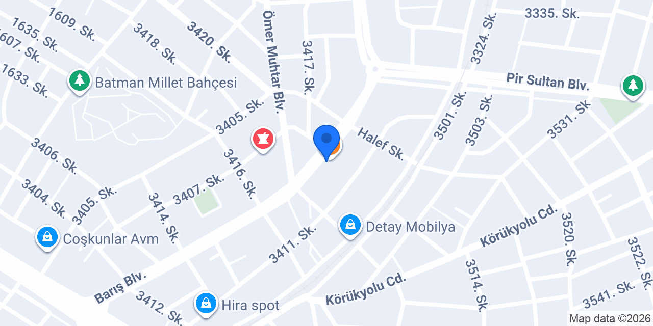 EMRE Grup Tekstil konumu