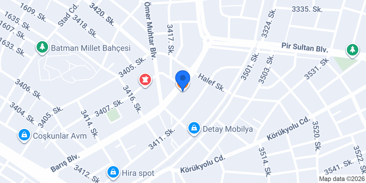 ASA YEMEK ÜRETİM konumu