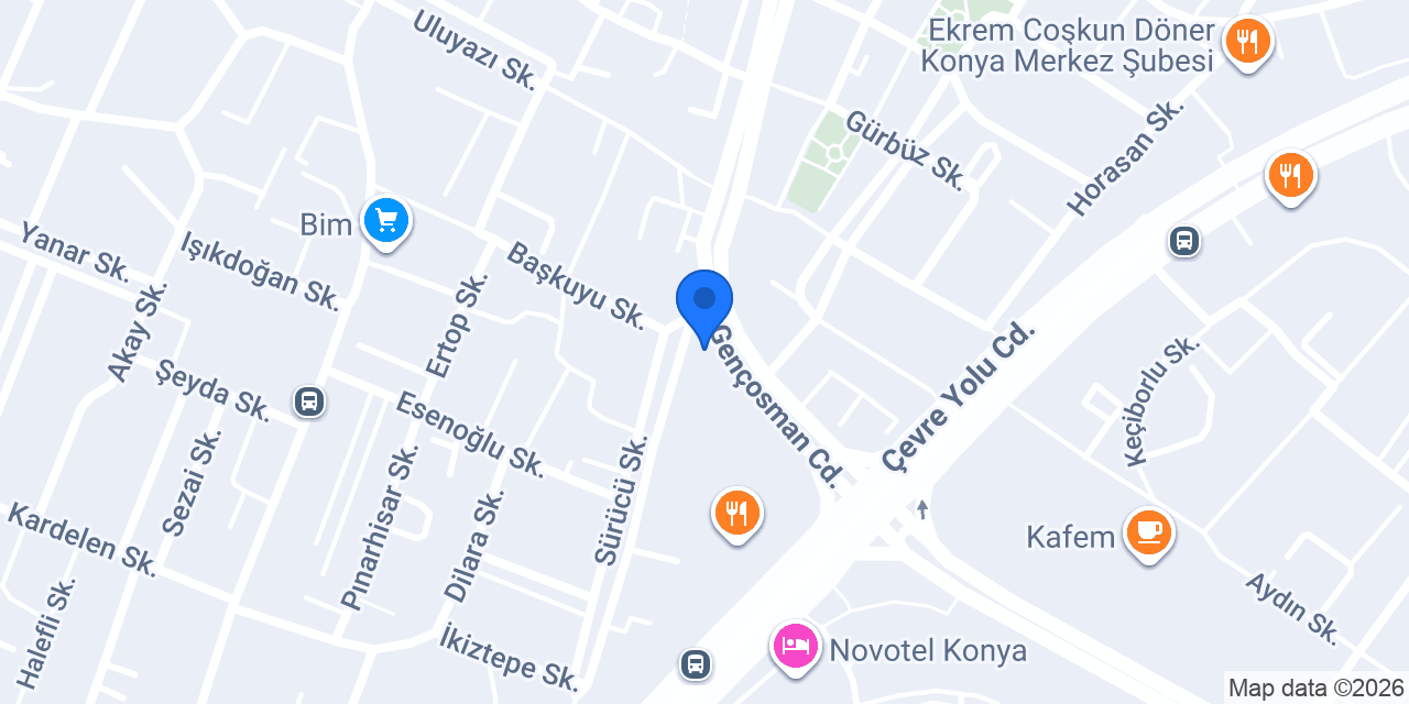 Evillas Mobilya konumu