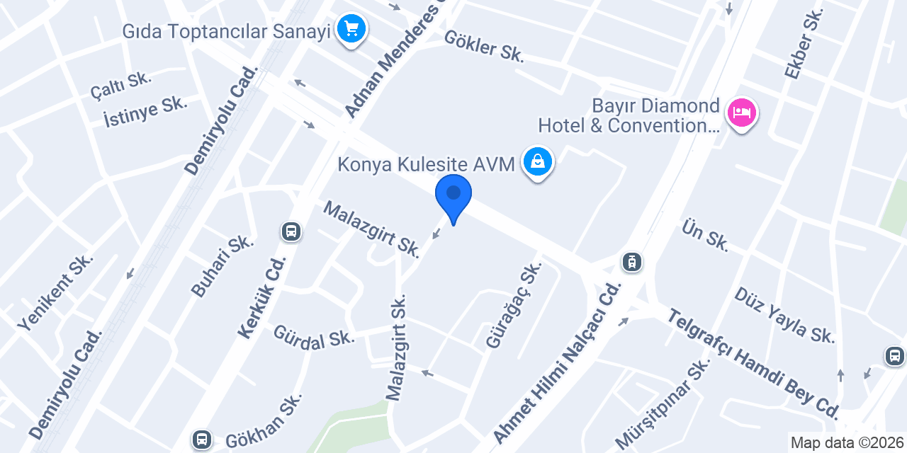 Avis Konya Şehir konumu