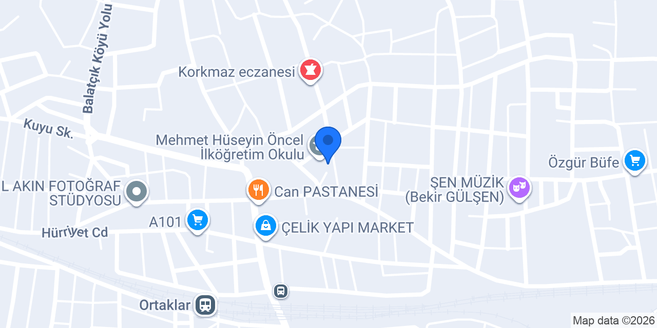 Adabelen Ortaokulu konumu