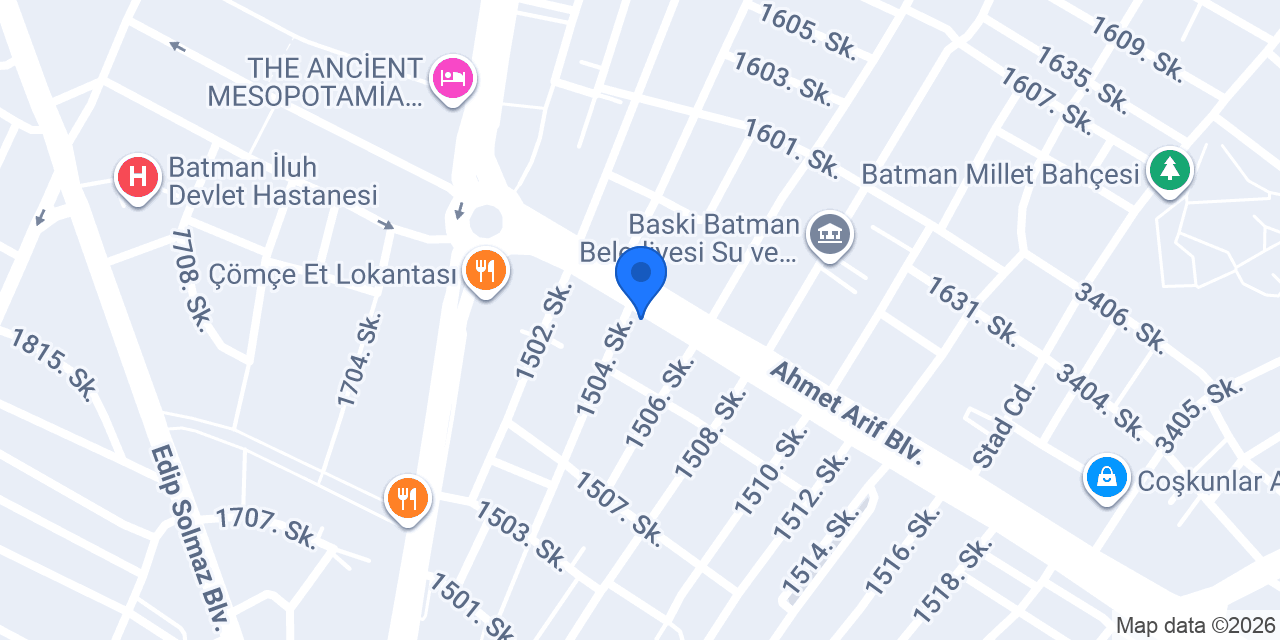 FiberNET TELEKOM BATMAN konumu