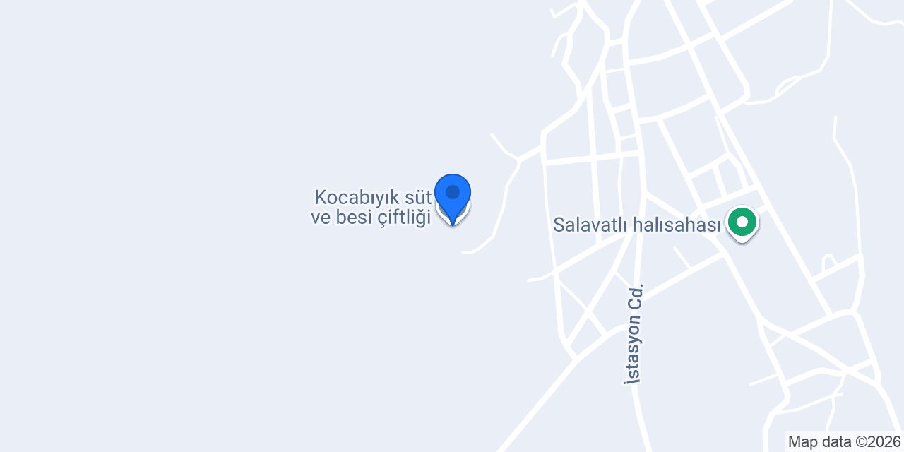 Kocabıyık süt ve besi çiftliği konumu