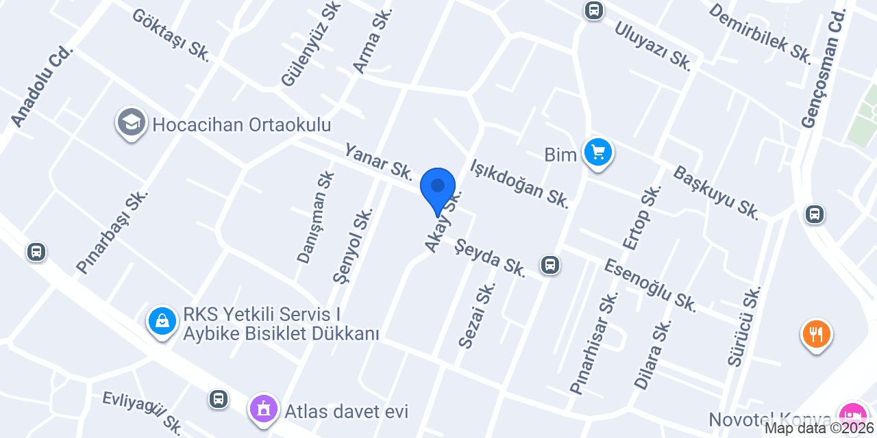 Ertürk Eczanesi konumu