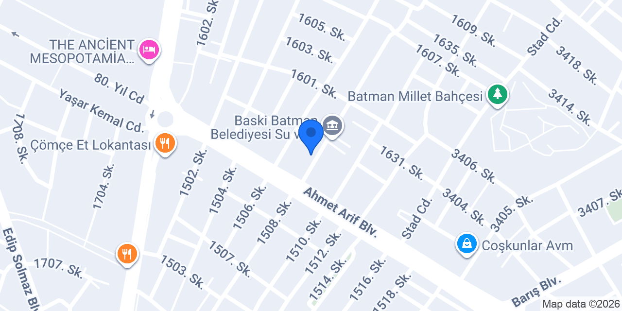 Şahin Usta Bahçelievler konumu