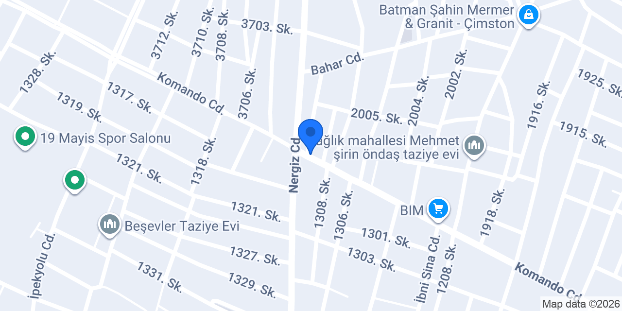 BATMAN ŞAP GRUBU HİSAR ŞAP konumu
