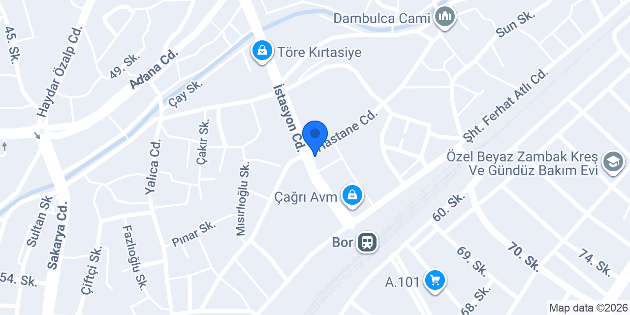 Tuğra Kirtasiye konumu