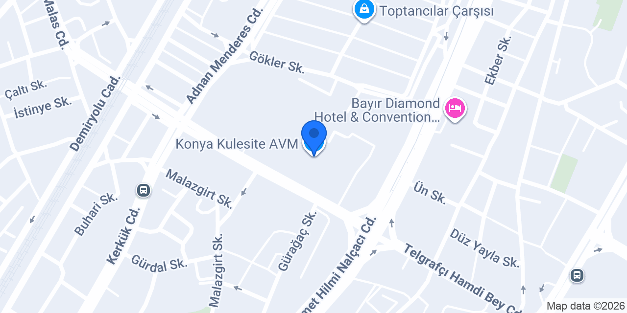 Konya Kulesite AVM konumu
