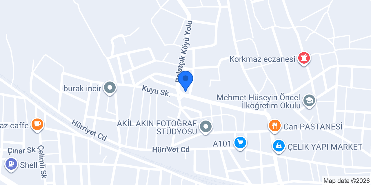 Onur Klima Tesisat konumu