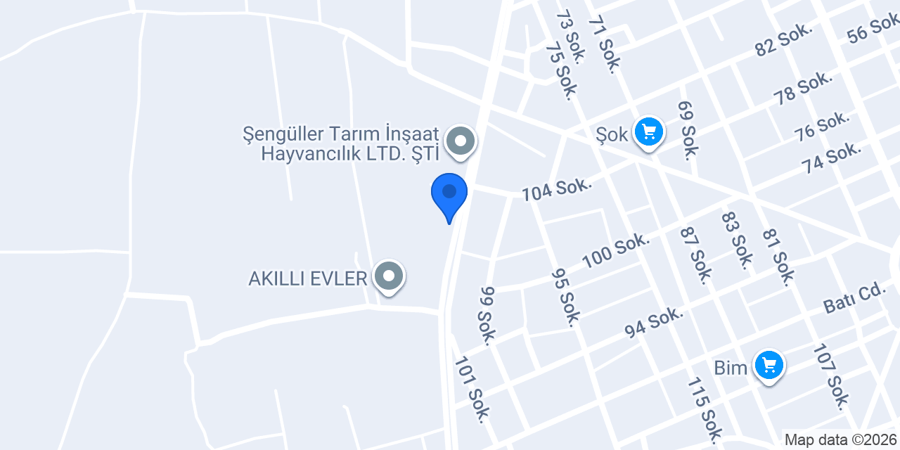 Dede Salamura Ltd Şti Atça Zeytin İşletmesi konumu