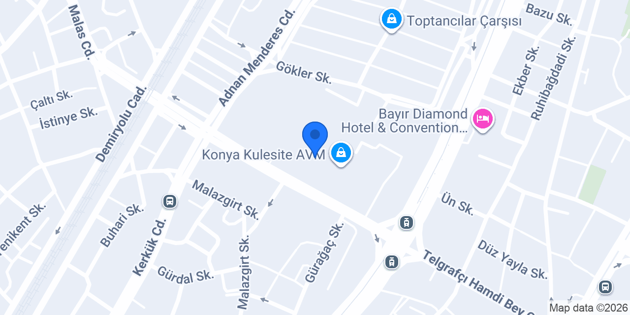 Boyner Konya KuleSite konumu