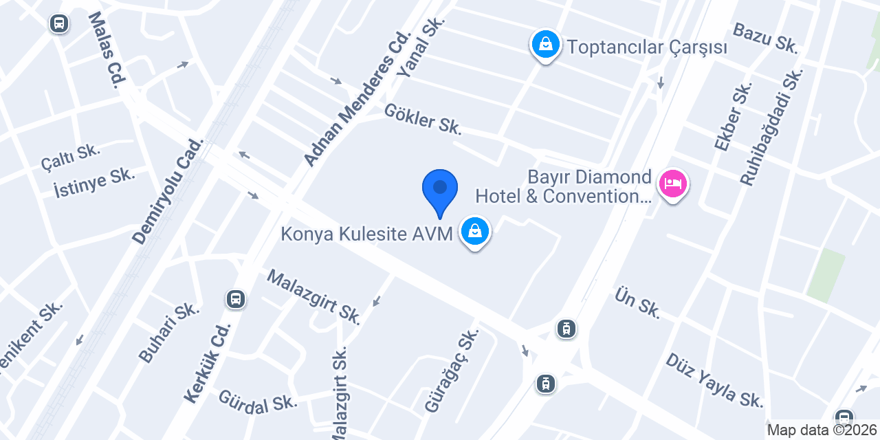 MADO Konya Kule Cıty Avm konumu