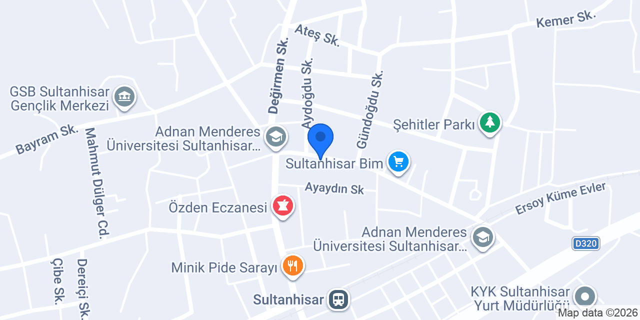 Sultanhisar İlçe Emniyet Amirliği konumu