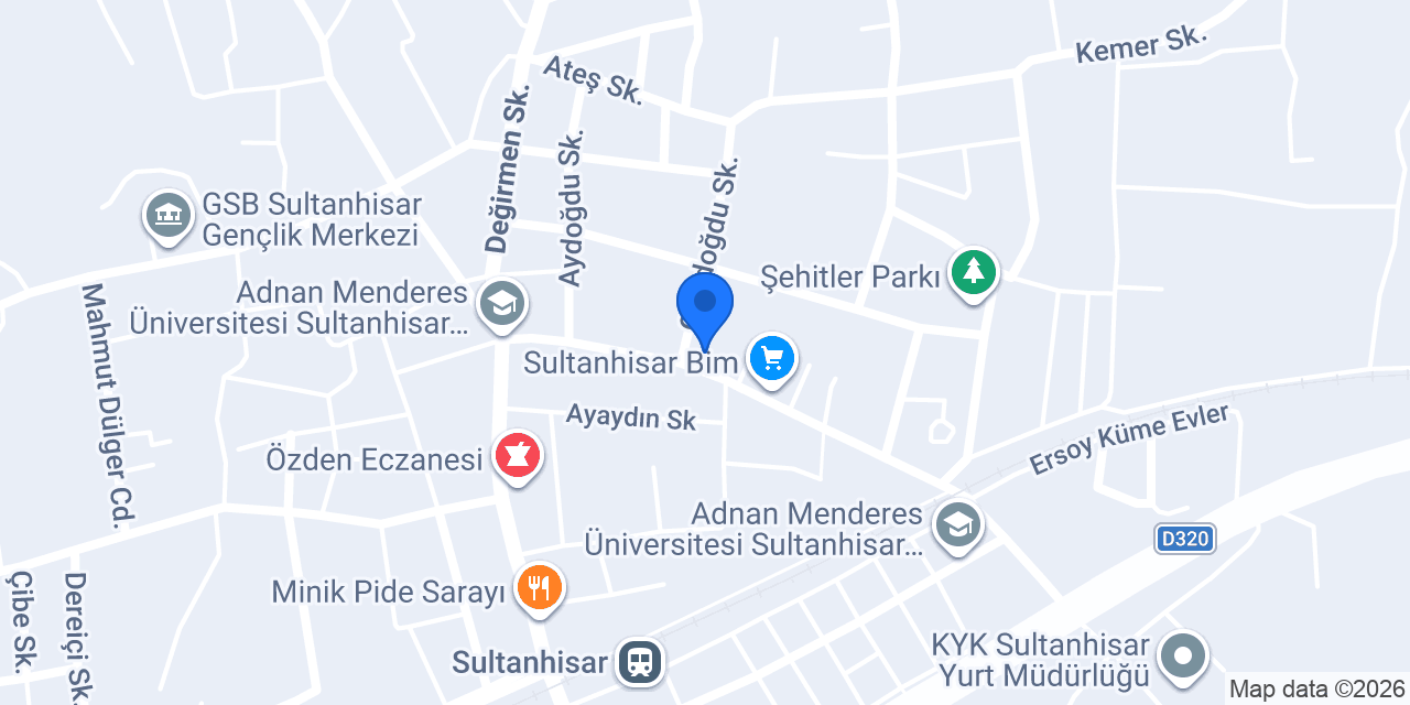 Ruşka Üniversite Cafe konumu