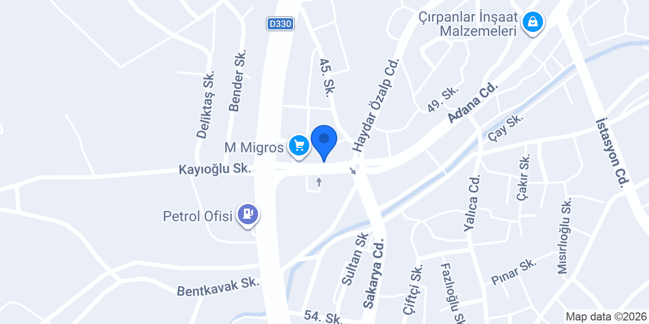 Asbor Sürücü Kursu konumu