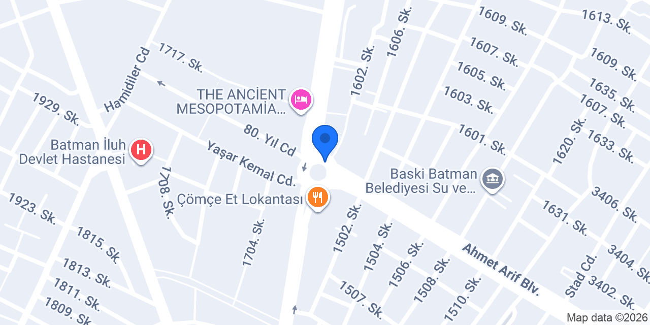 Batman Sümer Nakliyat konumu