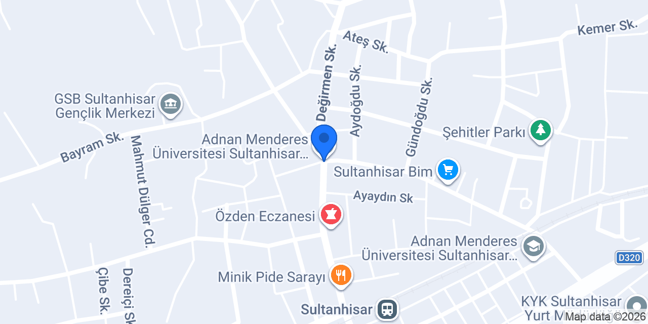 Olgun Elektronik Sultanhisar/Aydın konumu