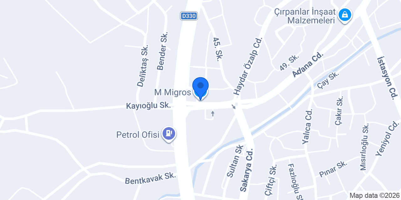 M Migros konumu