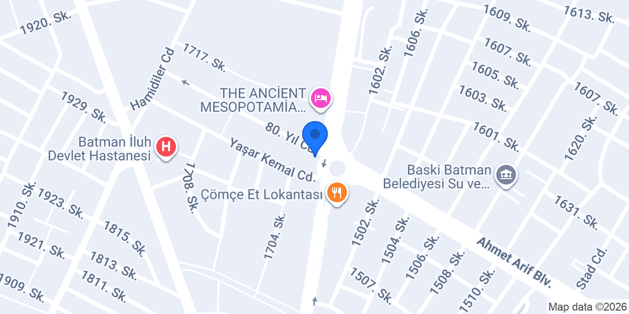 Batman Kahve Deryası konumu