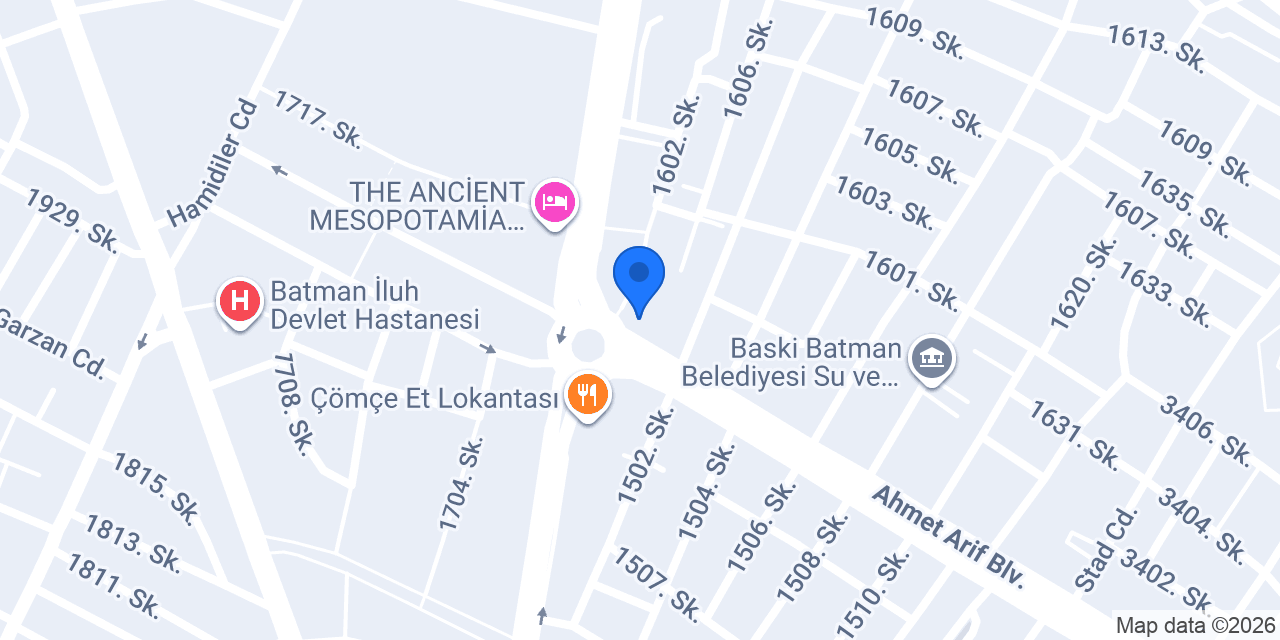Tüzün Veteriner Kliniği konumu