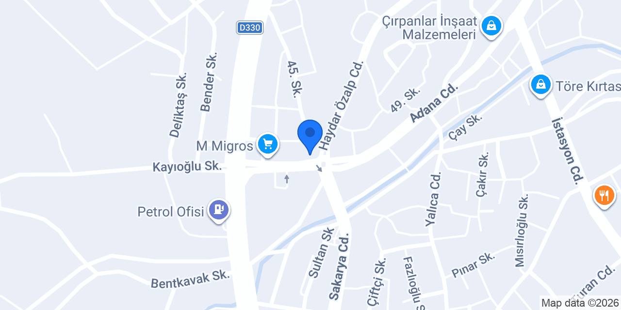 Avukat Şeyda ÇİNER AKKAŞ konumu