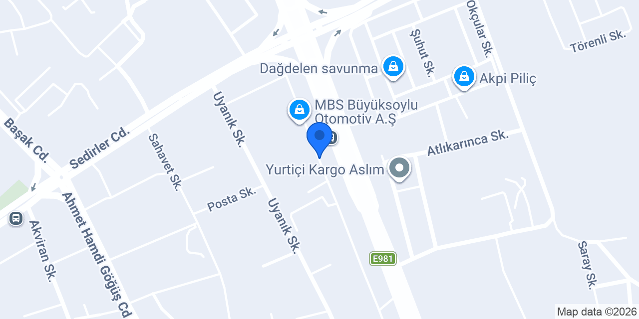 Aygaz Otogaz İstasyonu konumu