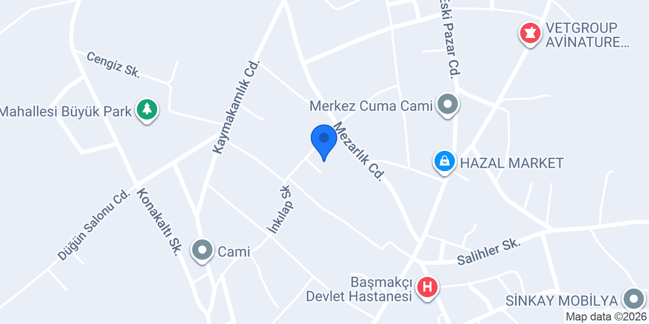 SAĞLIK TARIM VE HAYVANCILIK konumu
