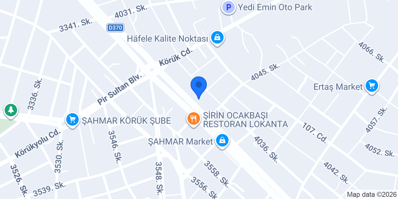 Ömür Büro Mobilya konumu