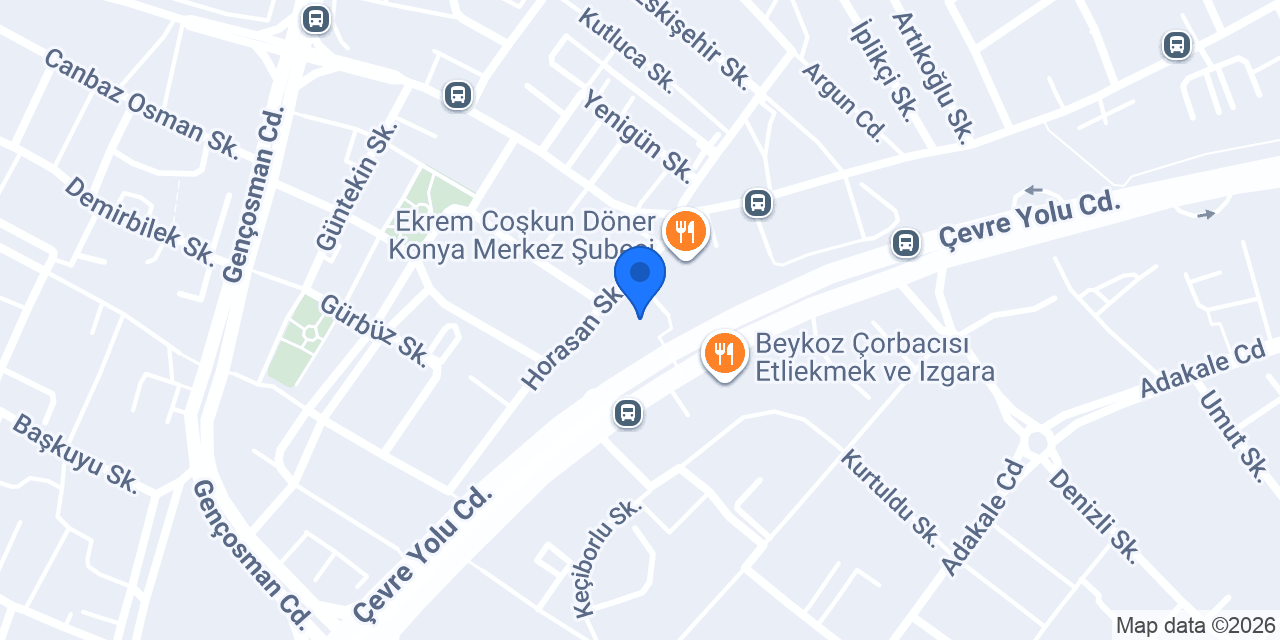 Bromak Agency - Konya Reklam Ajansı konumu