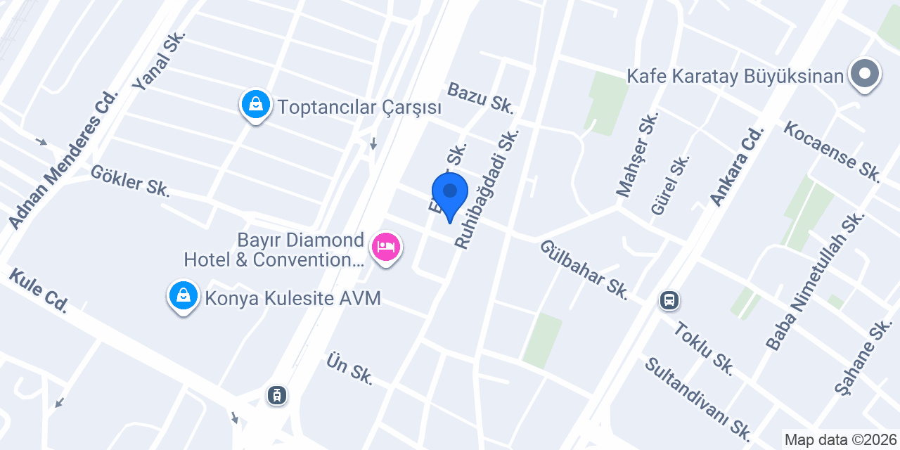 Konya 8.Noter konumu