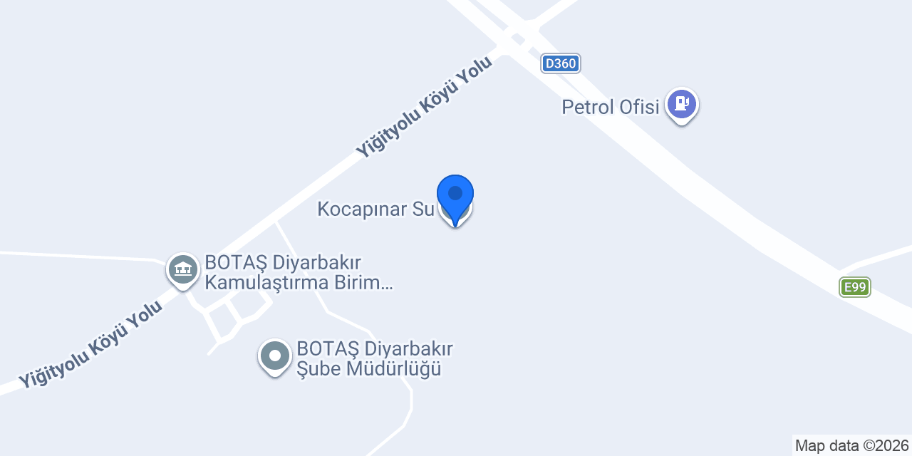 Kocapınar Su konumu