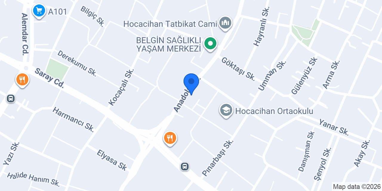 Üsküdar cafe konumu