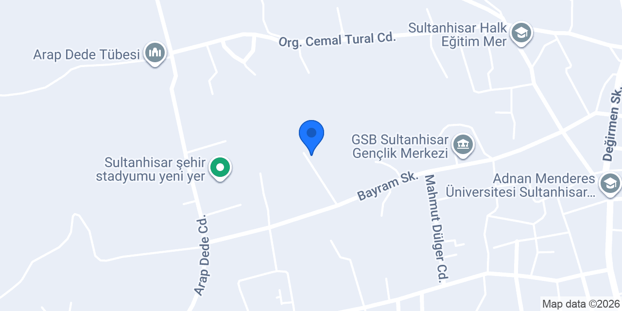sultanhisar Aydın Huzurevi konumu