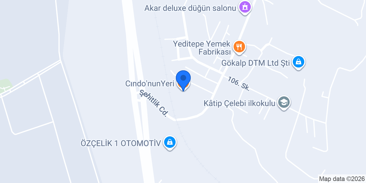 Cındo'nunYeri konumu