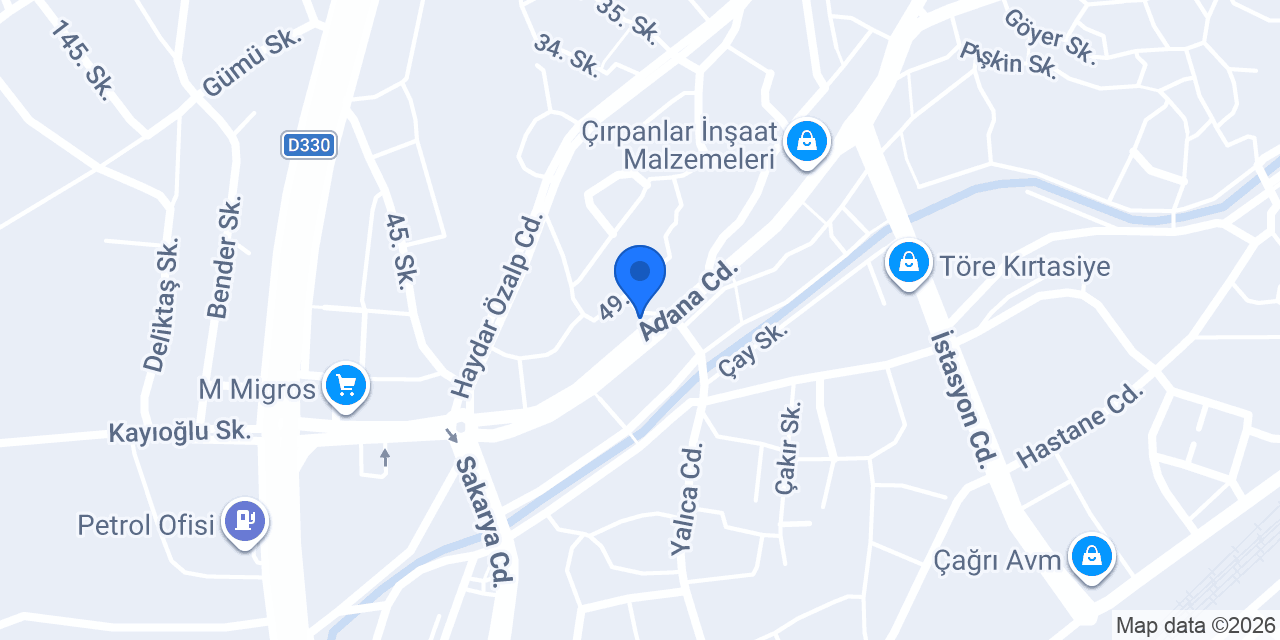 Kılınç Mobilya konumu