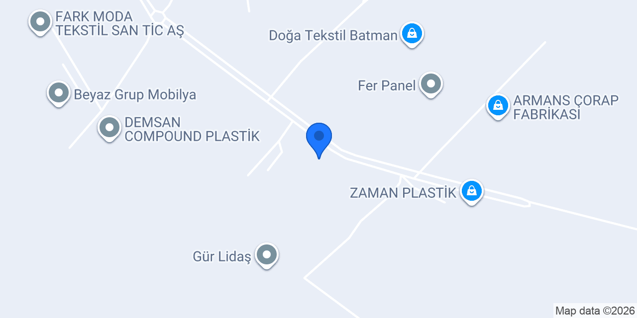 Sünger Group Tekstil konumu