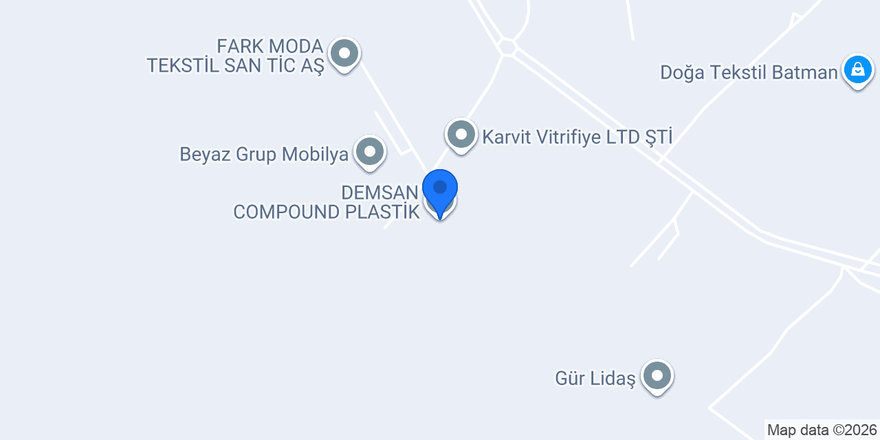 DEMSAN COMPOUND PLASTİK konumu