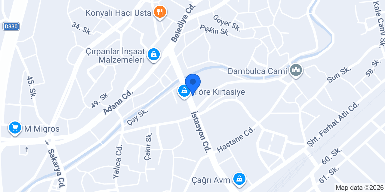 bor eczanesi konumu
