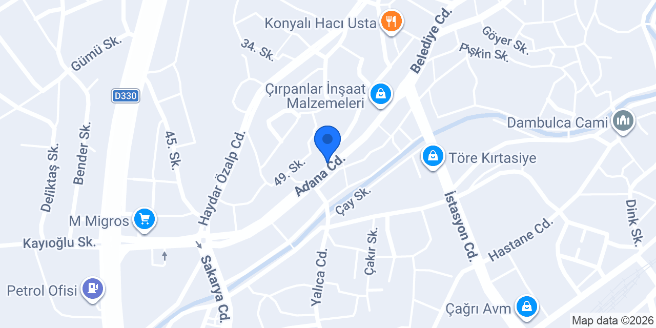 Bor Çiçekçilik konumu