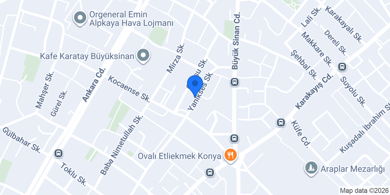 TUYA TERZİ ve KURU TEMİZLEME konumu
