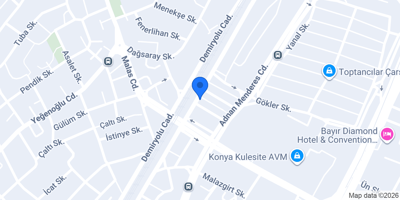 RG Halı Mobilya Perde konumu