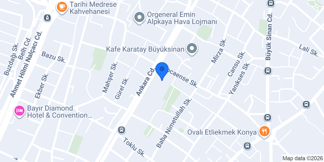 Oses Çiğ Köfte konumu