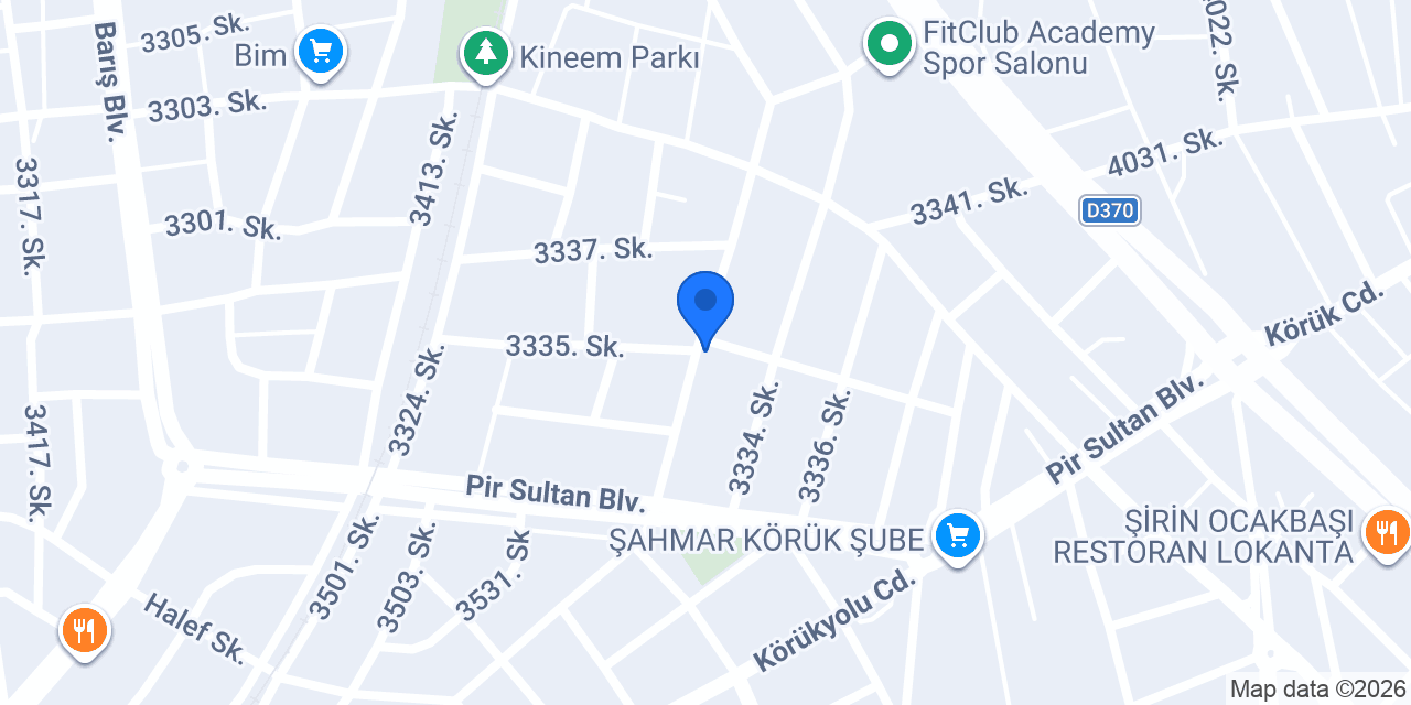Kebapçı Hüseyin usta konumu