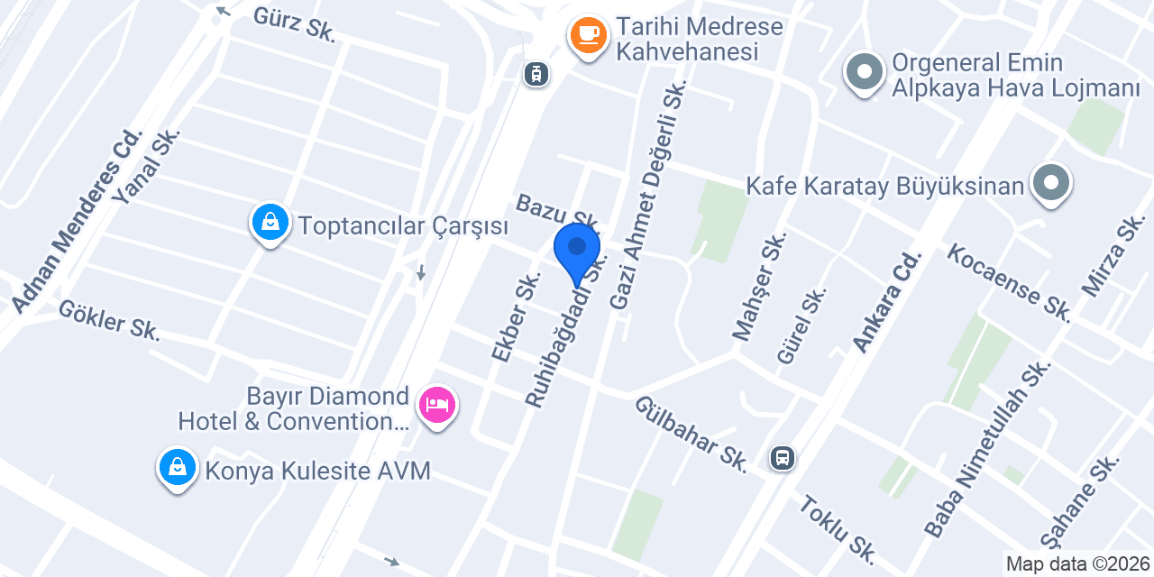 Konya Çalışan Gençlik konumu