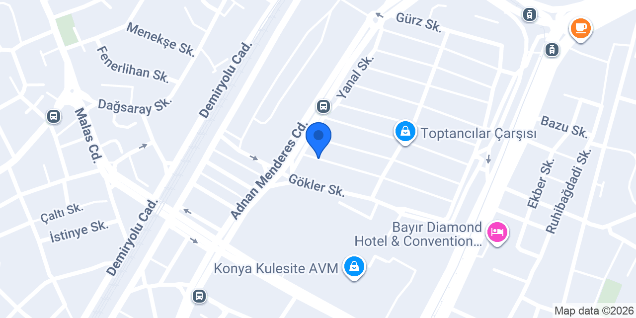 YÖNTEKS MEFRUŞAT KONYA konumu