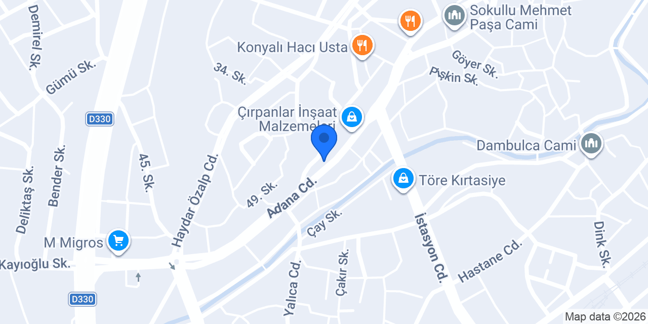 Adanalı Kebapçı Bahri konumu