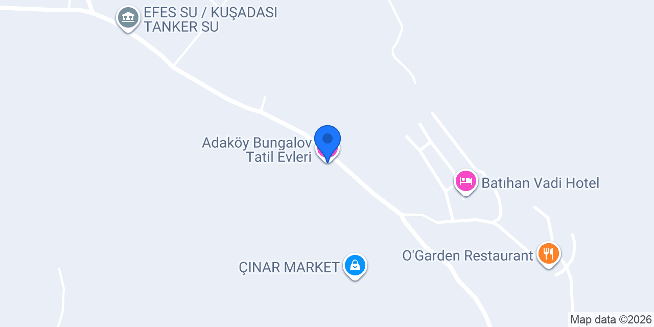 Adaköy Bungalov Tatil Evleri konumu
