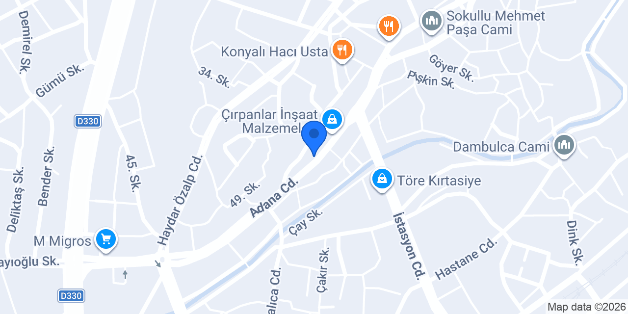 Öz Trabzon ekmek fırını konumu