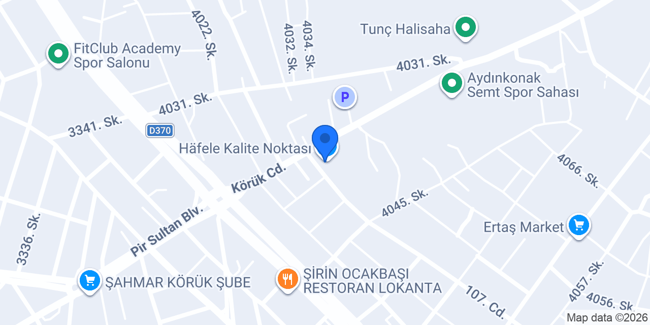 Beyaz Grup Mobilya konumu