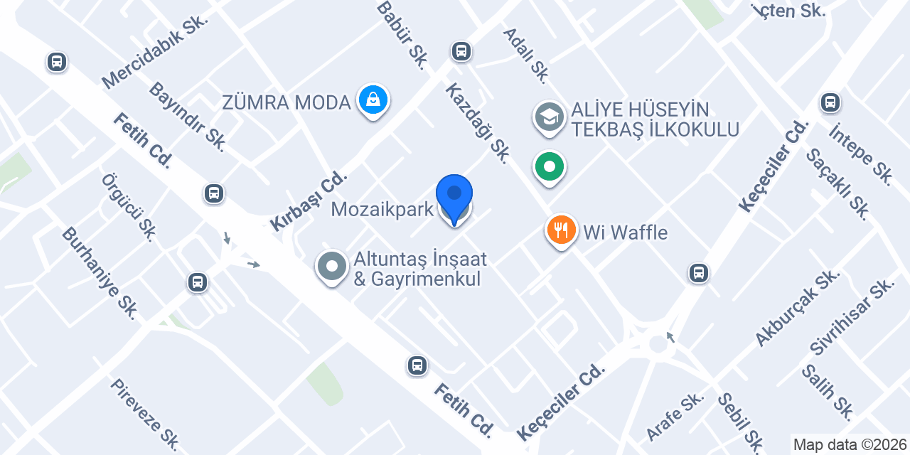 Mozaikpark konumu